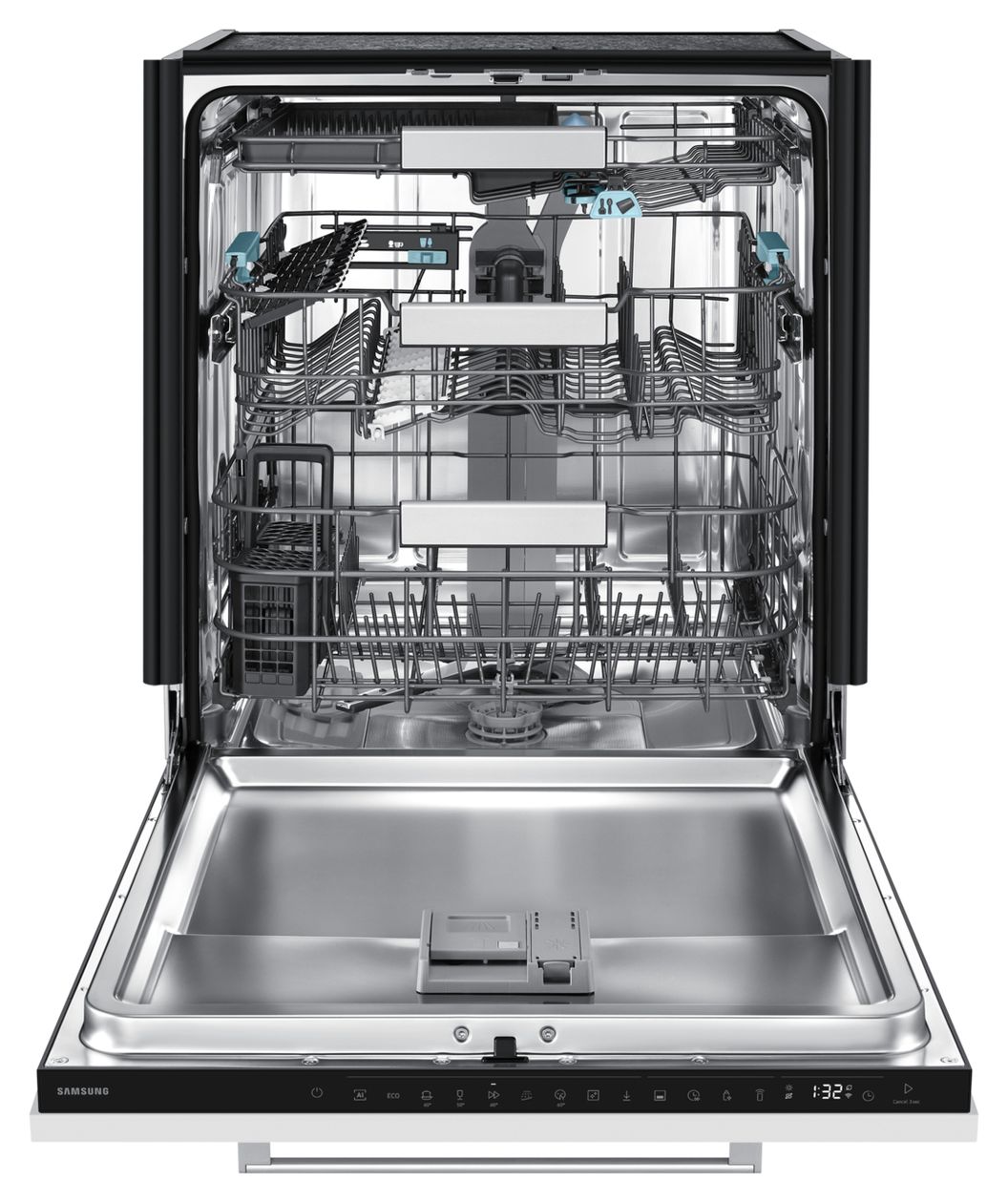DW90H79NAB0U1 60 cm Geschirrspüler vollintegriert (ohne Front) Sehr leise 14 Maßgedecke aquaStop Funktion 