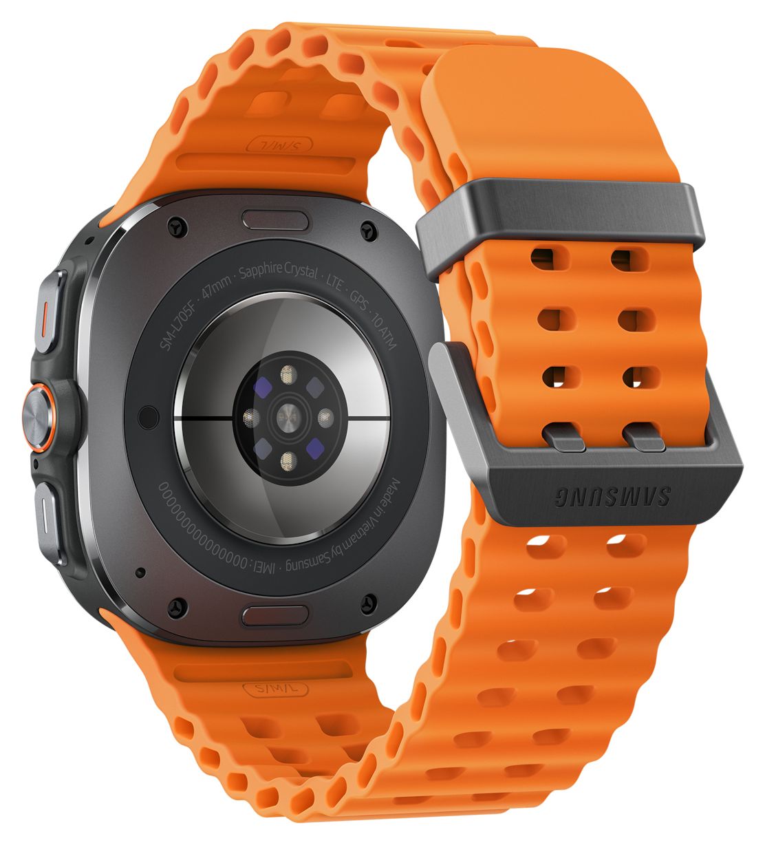 Galaxy Watch Ultra (2025) Digital 47 mm  Smartwatch Rund IP68 327 ppi 4G  (Grau) 