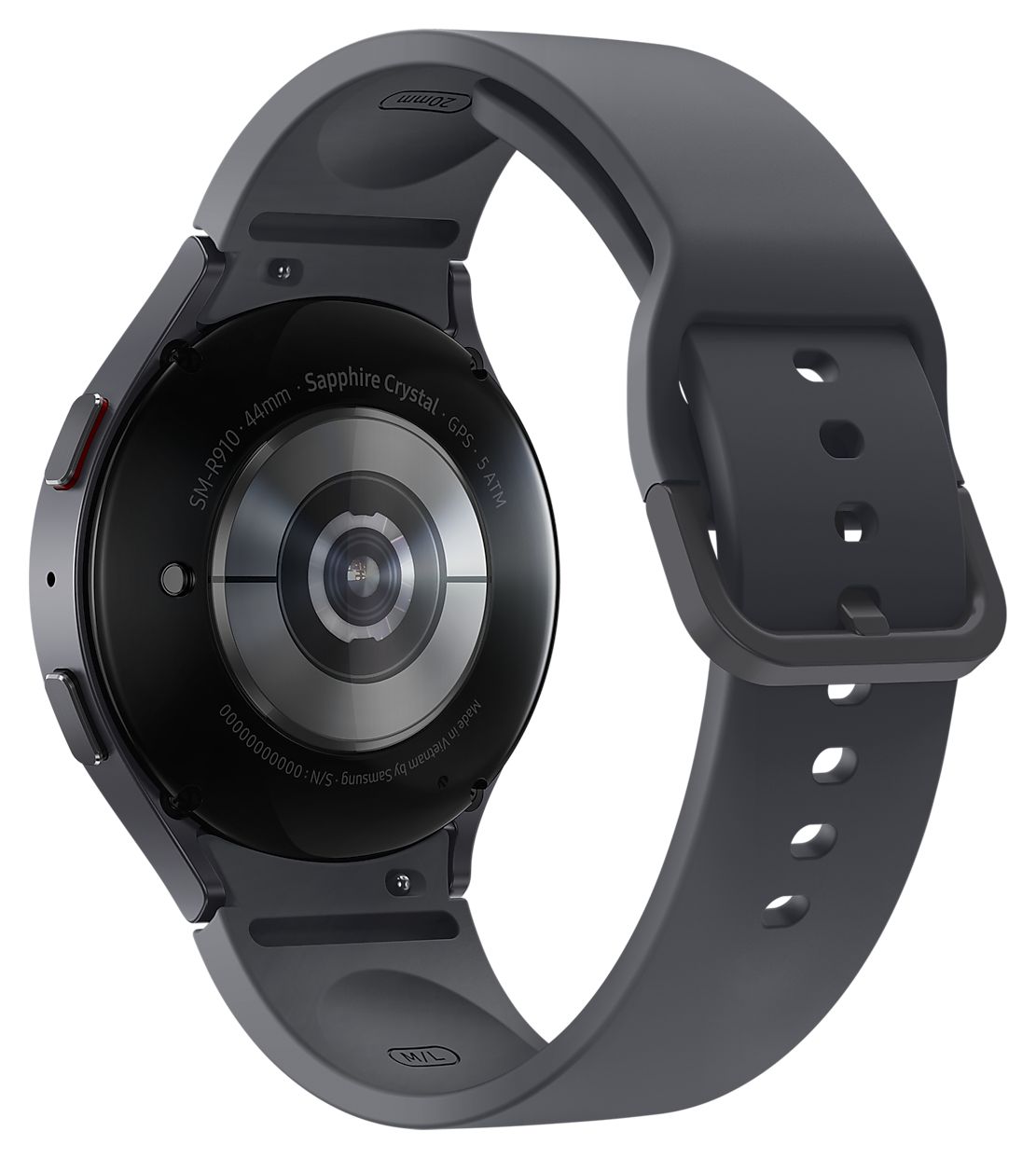 Galaxy Watch5 Digital 44 mm Smartwatch Rund IP68 4G  (Graphit) 