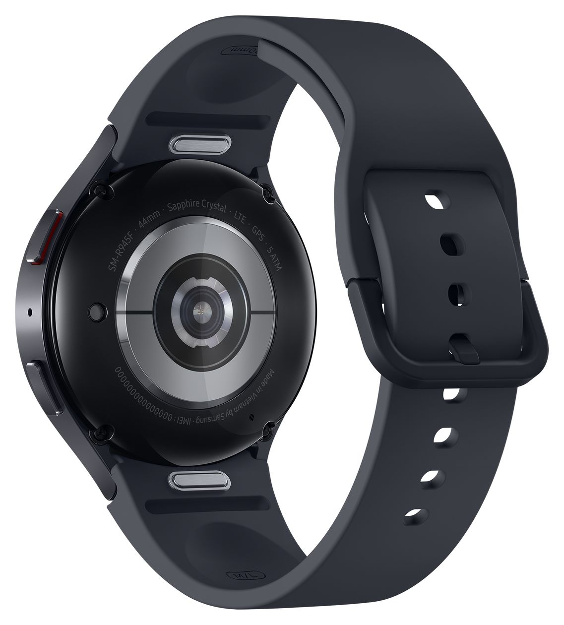 Galaxy Watch6 Digital 44 mm Smartwatch Rund IP68 40 h 4G  (Graphit) 