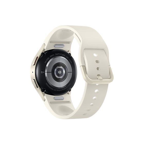 Galaxy Watch6 Digital 40 mm Smartwatch Rund IP68 330 ppi 4G  (Cremefarben) 