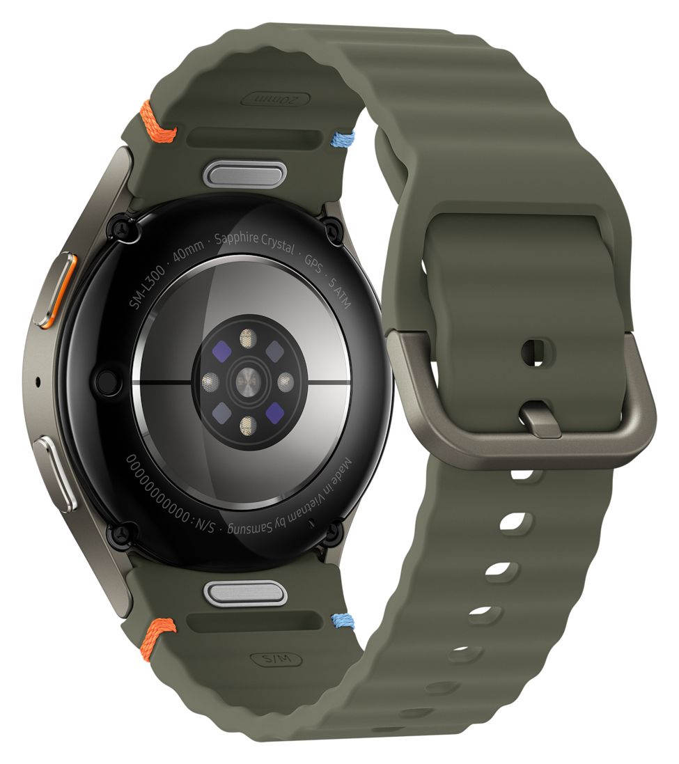 Galaxy Watch7 Digital 40 mm S/M Smartwatch Rund IP68 330 ppi  (Grün) 
