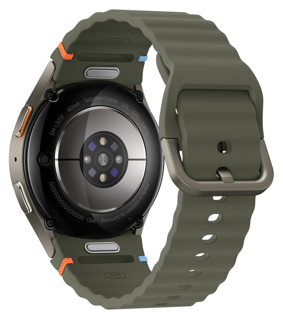 Galaxy Watch7 Digital 40 mm S/M Smartwatch Rund IP68 330 ppi 4G  (Grün) 