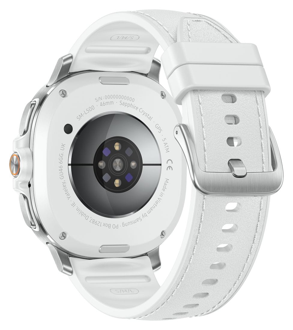 Galaxy Watch8 Classic Digital 46 mm Smartwatch Rund IP68 40 h 327 ppi  (Silber) 