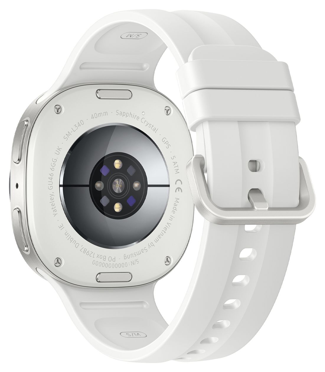 Galaxy Watch9 Digital 40 mm Smartwatch Rund IP68 40 h 327 ppi 4G  (Silber) 