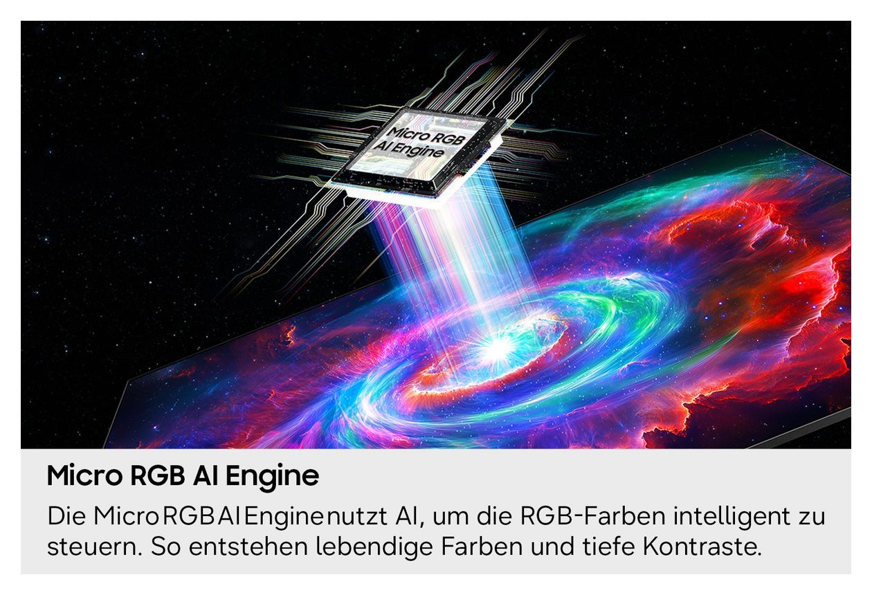 GMR85R85HAU MiniLed 2,16 m (85 Zoll) Fernseher 4K Ultra HD VESA 600 x 400 mm  (Schwarz/Titan) 