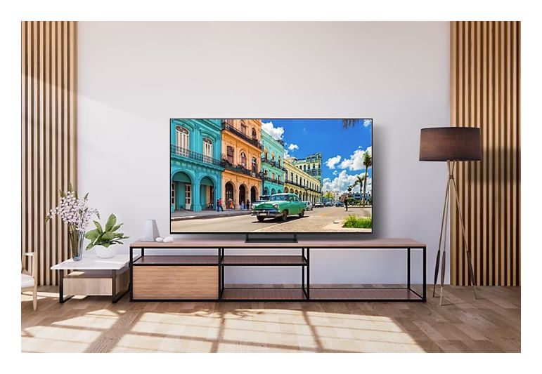 Samsung GQ65S94CAT OLED Fernseher 165,1 cm (65 Zoll) EEK: F 4K Ultra HD  (Schwarz) von expert Technomarkt