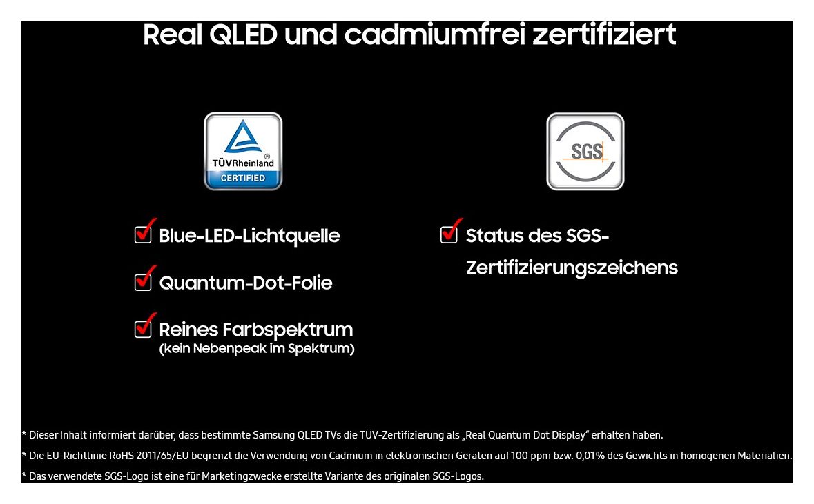 GQ98Q7FAAUXZG QLED 2,49 m (98 Zoll) Fernseher 4K Ultra HD VESA 600 x 400 mm 