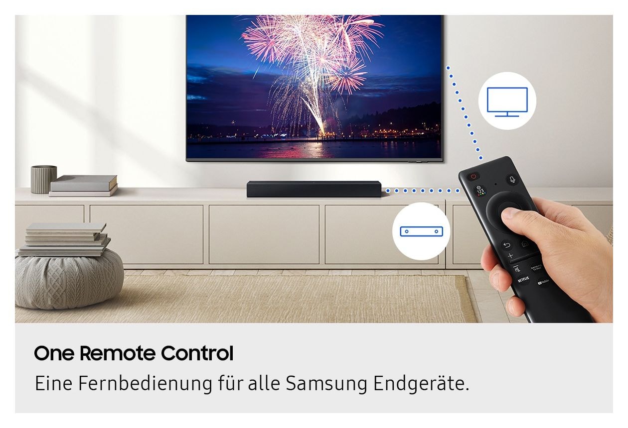 HW-B410GF Soundbar 2.0 Kanäle  (Schwarz) 