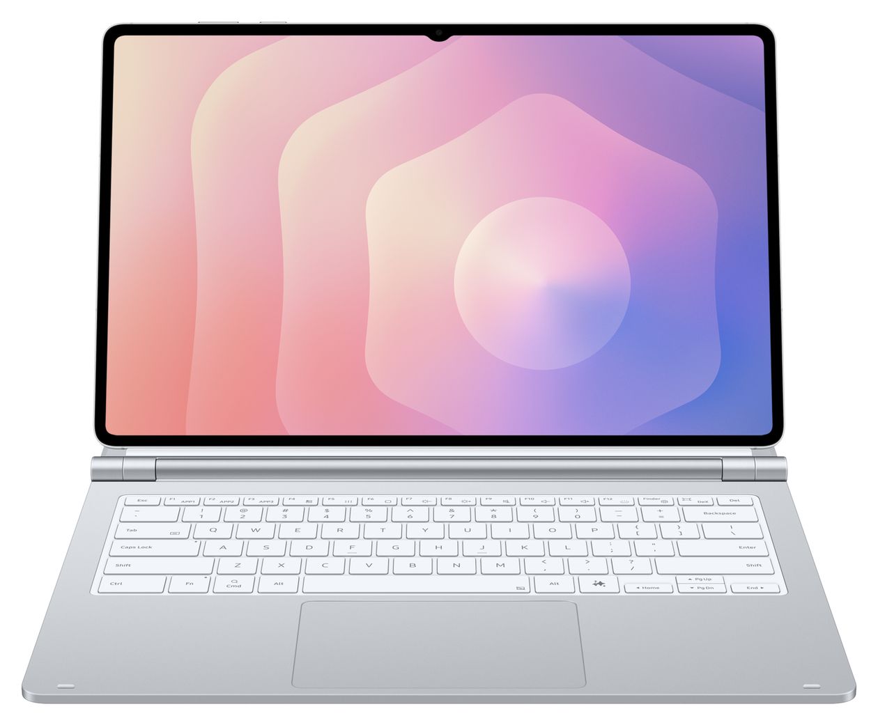 Pro Keyboard für Samsung Galaxy Tab S11 Ultra  (Silber) 