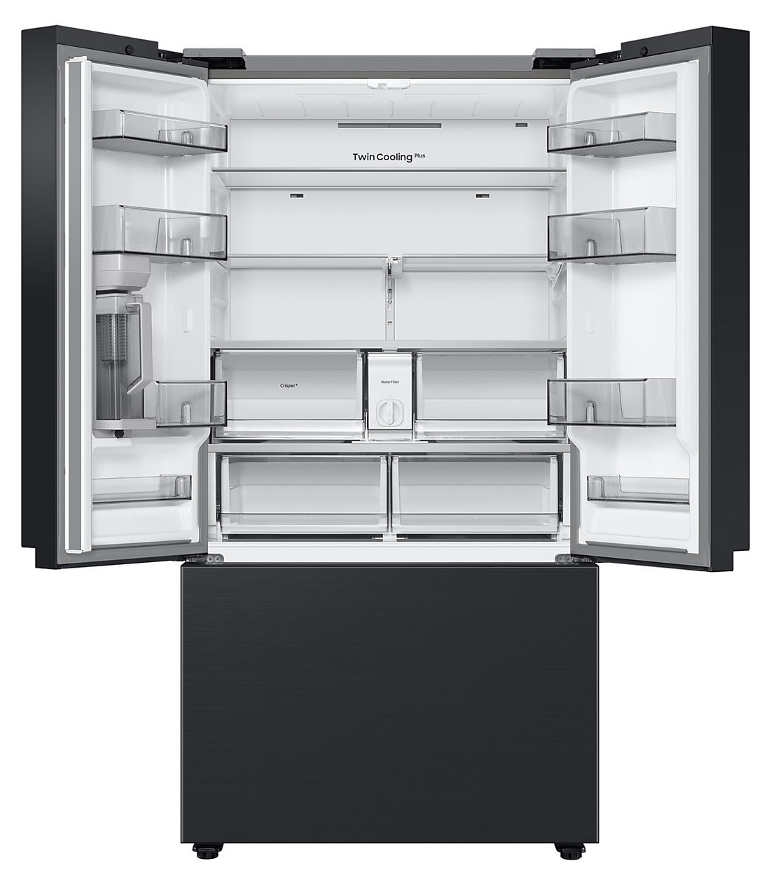 RF24BB620EB Side-by-Side Kühl-/ Gefrierkombination French Door 487 l / 187 l 338 kWh NoFrost 1778 mm x 908 mm  (Edelstahl) 