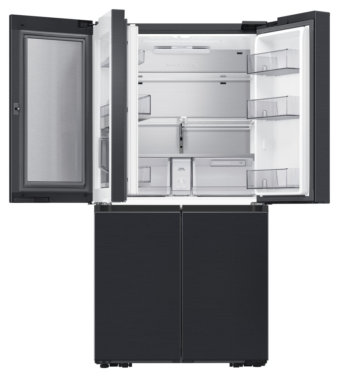 RF65DG960ESG Side-by-Side Kühl-/ Gefrierkombination French Door 386 l / 250 l 365 kWh NoFrost 1830 mm x 912 mm  (Edelstahl) 
