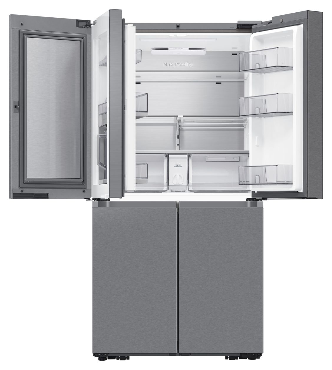 RF65DG9H0ESR Side-by-Side Kühl-/ Gefrierkombination French Door 386 l / 250 l 365 kWh NoFrost 1830 mm x 912 mm  (Edelstahl) 