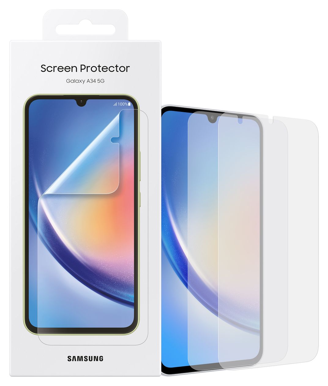 Screen Protector Klare Bildschirmschutzfolie für  Samsung Galaxy A34 5G Kratzresistent 