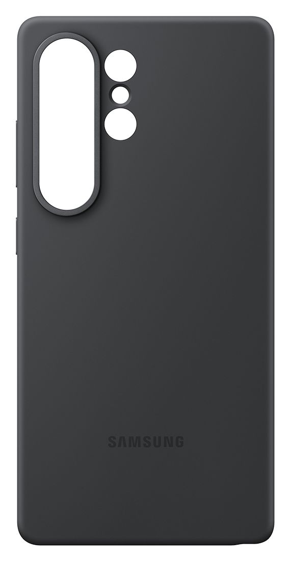 Silicone Case Cover für Samsung Galaxy S25 Ultra  (Schwarz) 