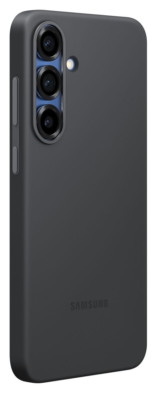 Silicone Case Cover für Samsung Galaxy S25+  (Schwarz) 