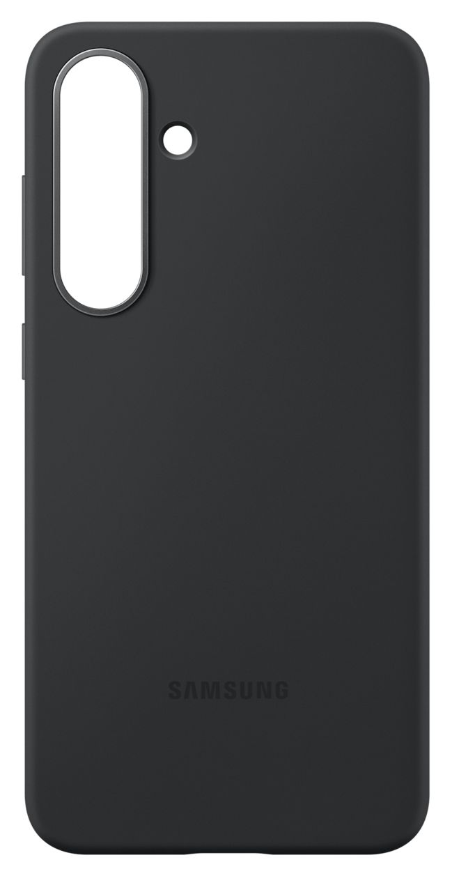 Silicone Case Cover für Samsung Galaxy S25 FE  (Schwarz) 