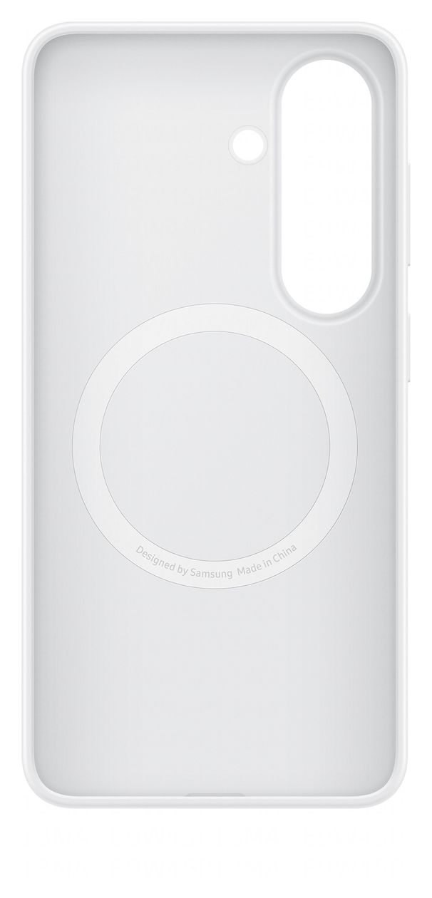 Silicone Magnet Case Cover für Samsung Samsung S26  (Weiß) 