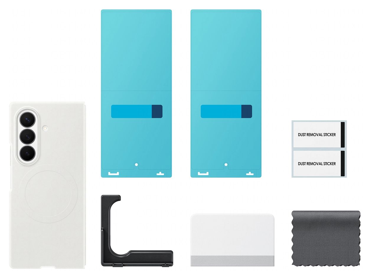 Silicone Magnet Case Cover für Samsung Z Fold8  (Weiß) 