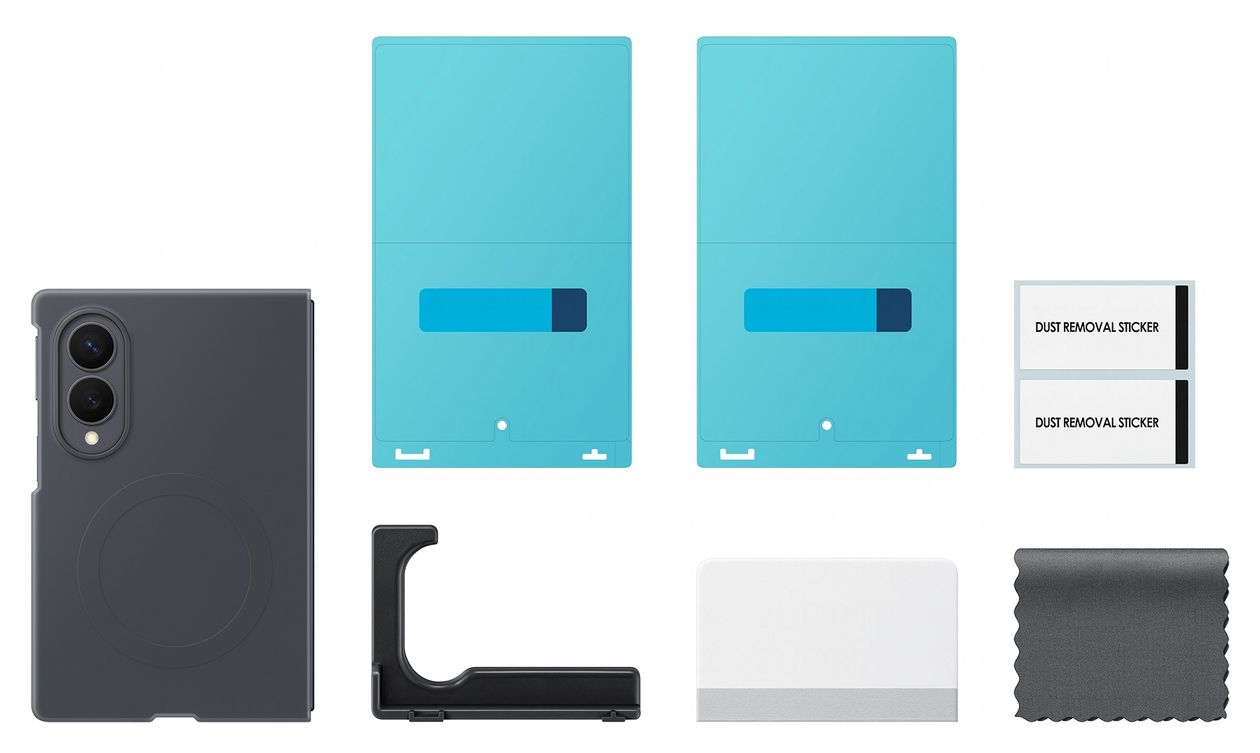 Slim Magnet Case Cover für Samsung Z Fold8  (Schwarz) 