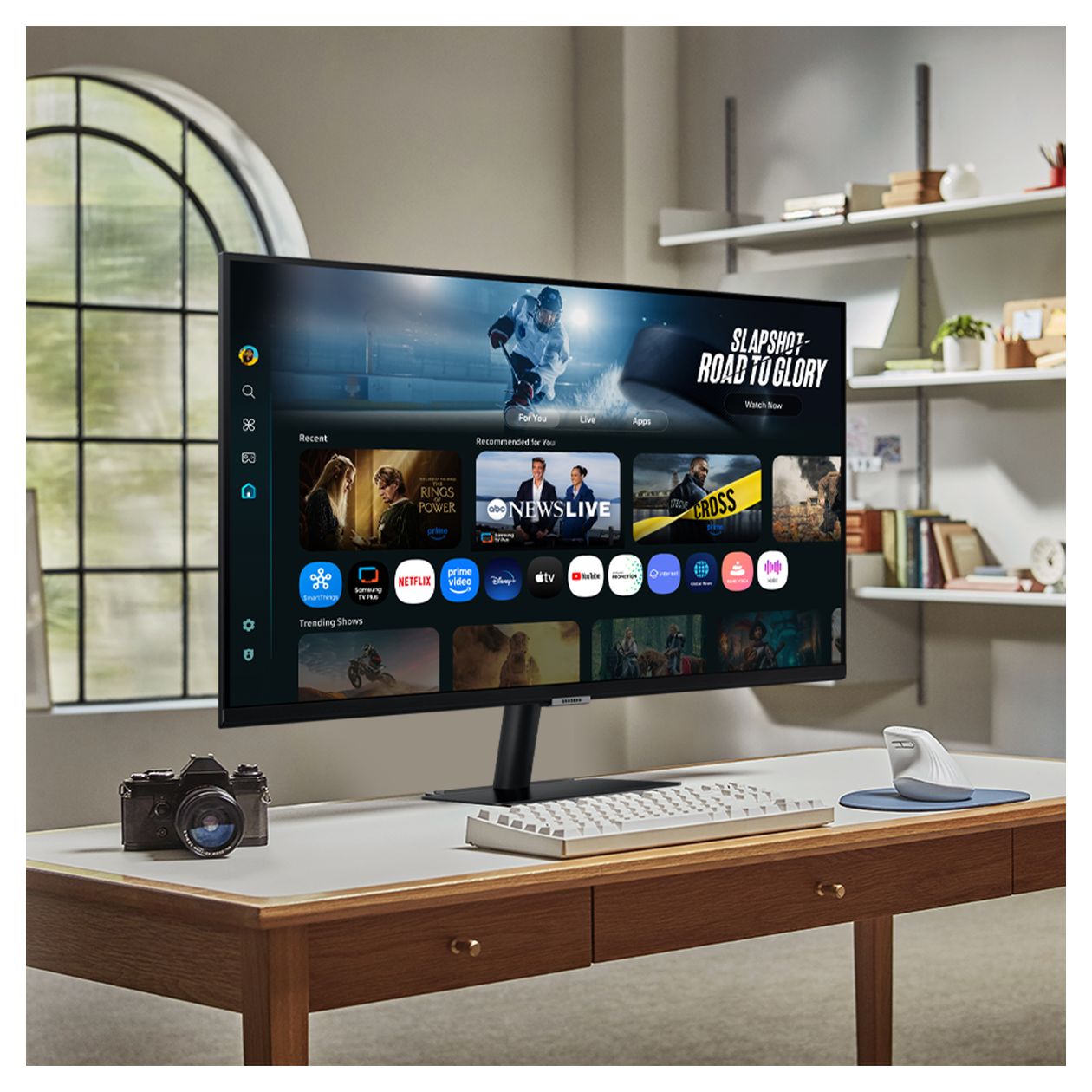 Smart Monitor M7 LS32FM700UU 4K Ultra HD Monitor 81,3 cm (32 Zoll) 16:9 4 ms 300 cd/m²  (Schwarz) 