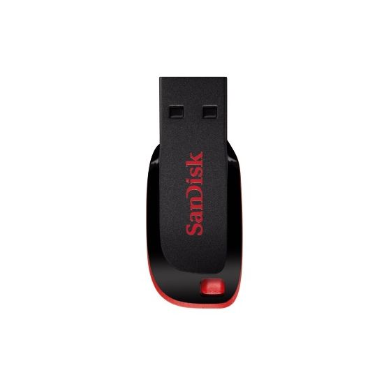 Cruzer Blade USB Typ-A Stick 64 GB  (Schwarz, Rot) 
