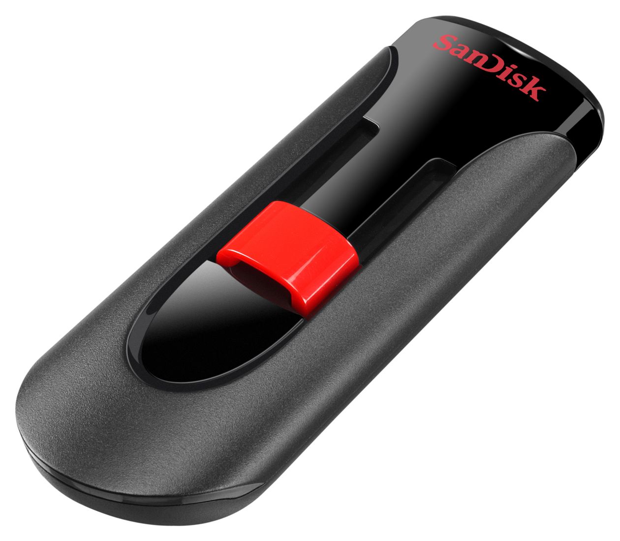 Cruzer Glide USB Typ-A Stick 64 GB  (Schwarz, Rot) 