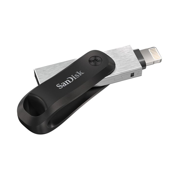 iXpand Go USB Type-A / Lightning Stick 128 GB  (Schwarz, Silber) 
