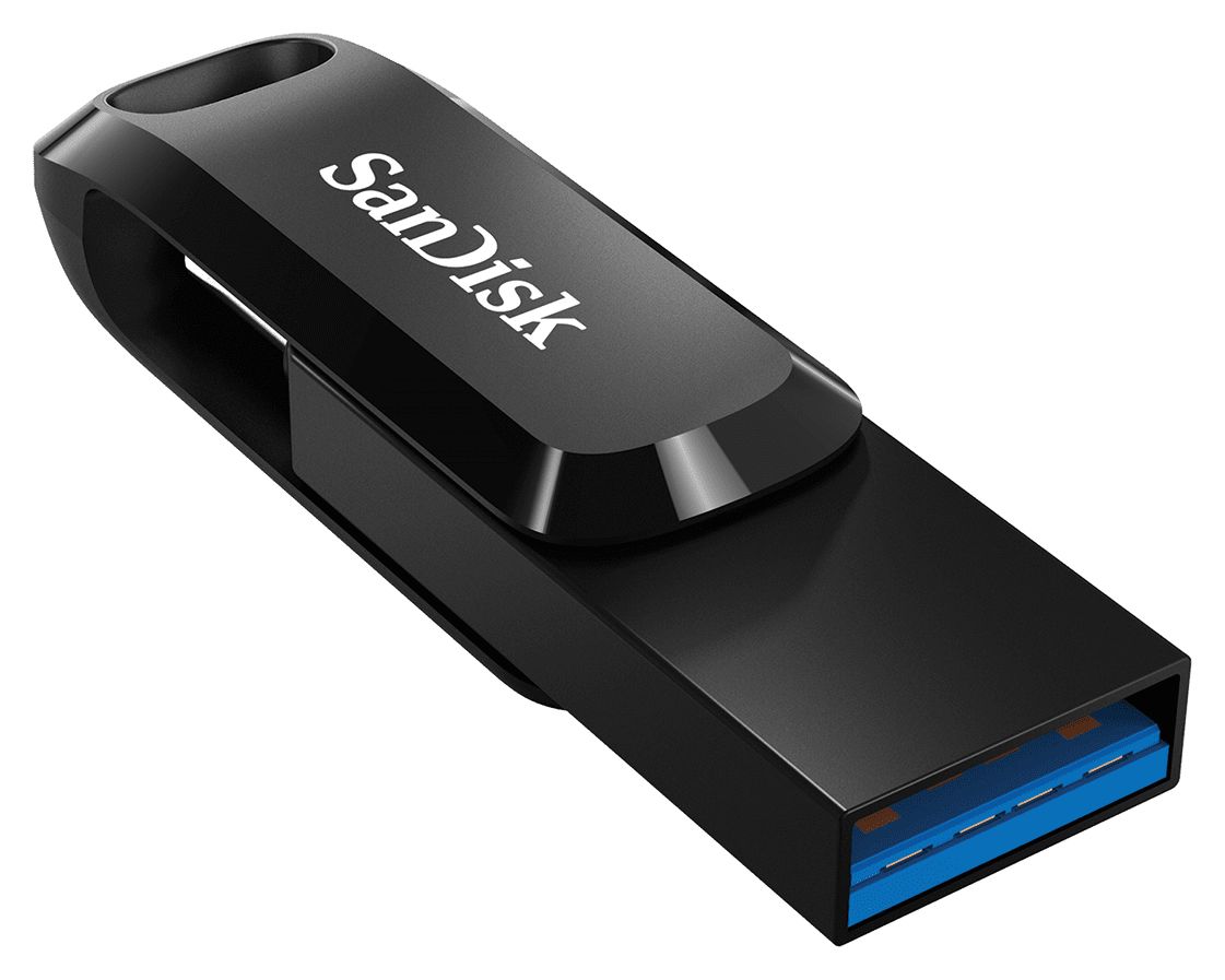Ultra Dual Drive Go USB Type-A / USB Type-C Stick 32 GB  (Schwarz) 
