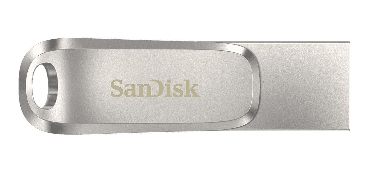 Ultra Dual Drive Luxe USB Type-A / USB Type-C Stick 32 GB  (Edelstahl) 