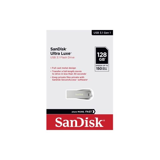 Ultra Luxe USB Typ-A Stick 128 GB  (Silber) 