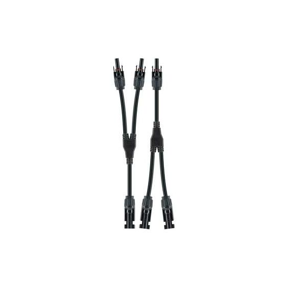 MC4 2in1 Adapterkabel Set 20 cm 