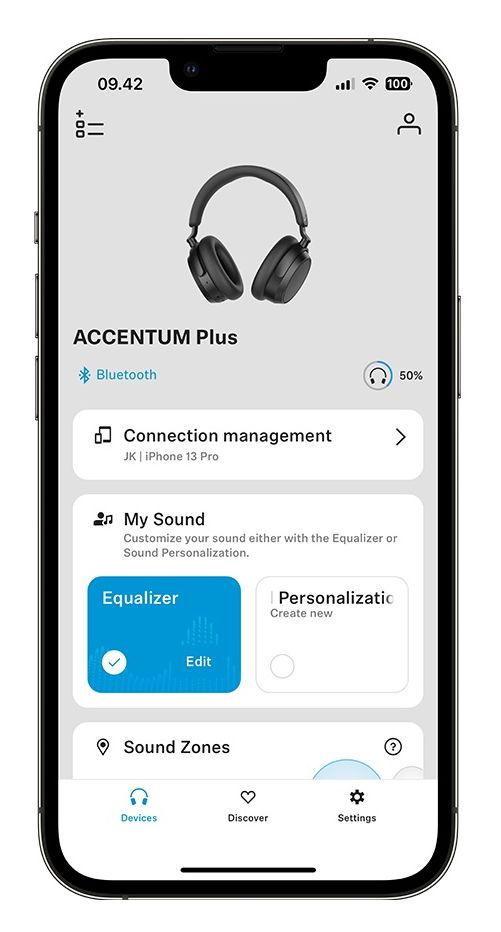 Accentum Plus Wireless Over Ear Bluetooth Kopfhörer kabellos USB Typ-C  (Weiß) 