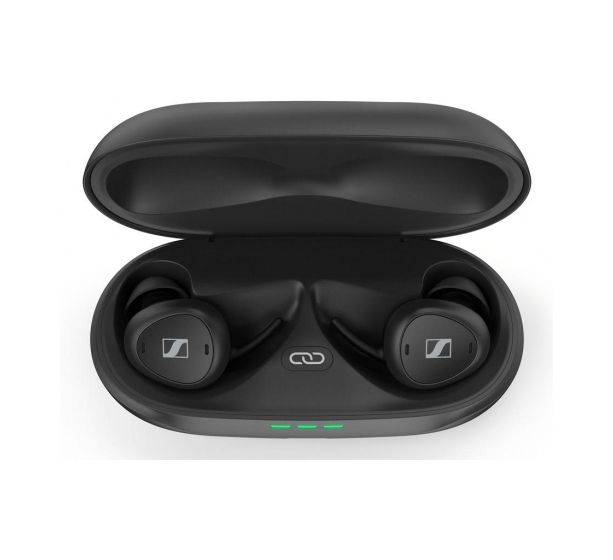 TV Clear Set True Wireless Kopfhörer & TV Connector In-Ear Kopfhörer Kabellos TWS  (Schwarz) 