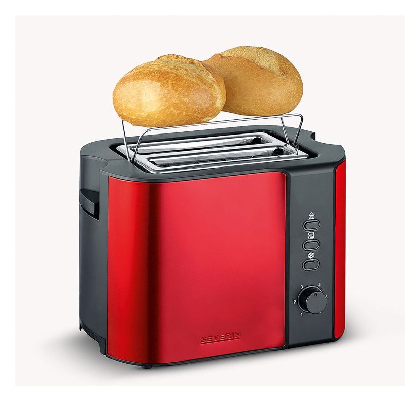 AT2217 Toaster 800 W 2 Scheibe(n)  (Metallisch, Rot) 