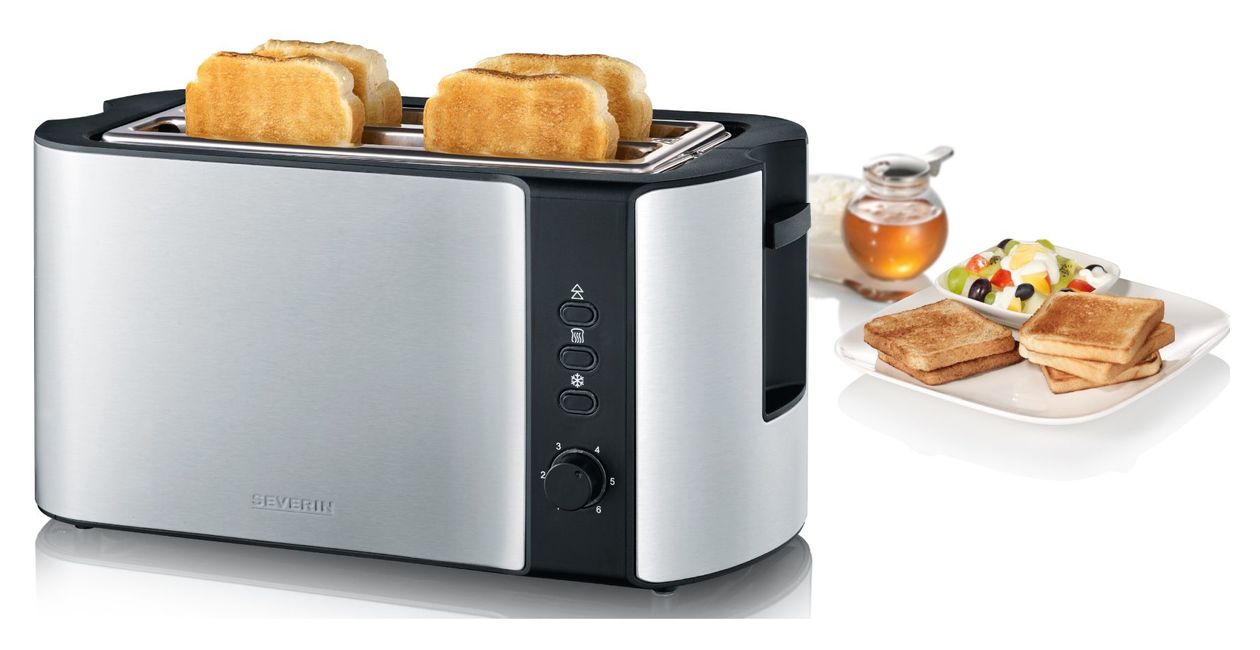 AT2590 Toaster 1400 W 2 Scheibe(n)  (Schwarz, Silber) 