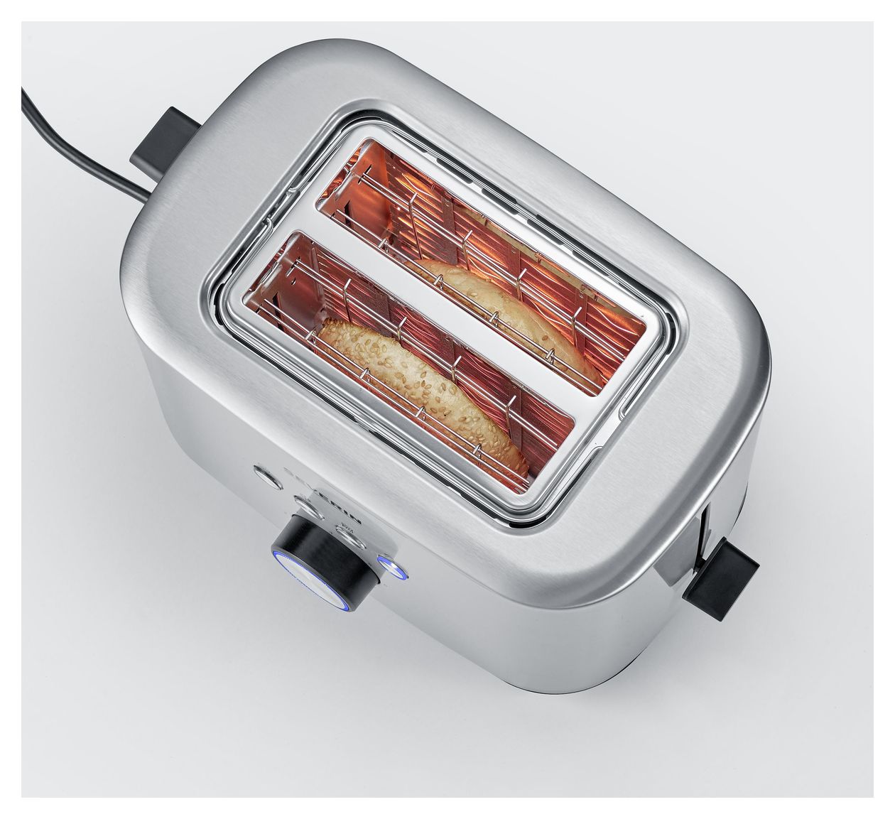 AT2620 Toaster 800 W 2 Scheibe(n) 7 Stufen  (Schwarz, Edelstahl) 