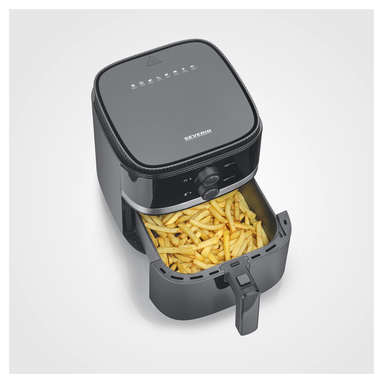 FR2452 Heißluftfritteuse 4,3 l 1500 W  (Schwarz, Silber) 