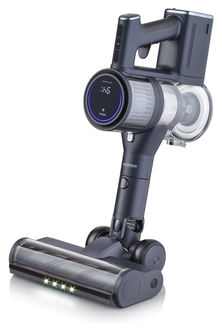 HV7179 Handstaubsauger Beutellos bis 60 min Laufzeit 29,6 V  (Blau, Metallisch) 