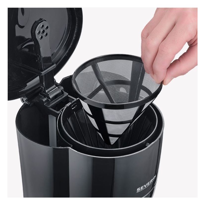 KA4320 10 Tassen Filterkaffeemaschine  (Schwarz) 