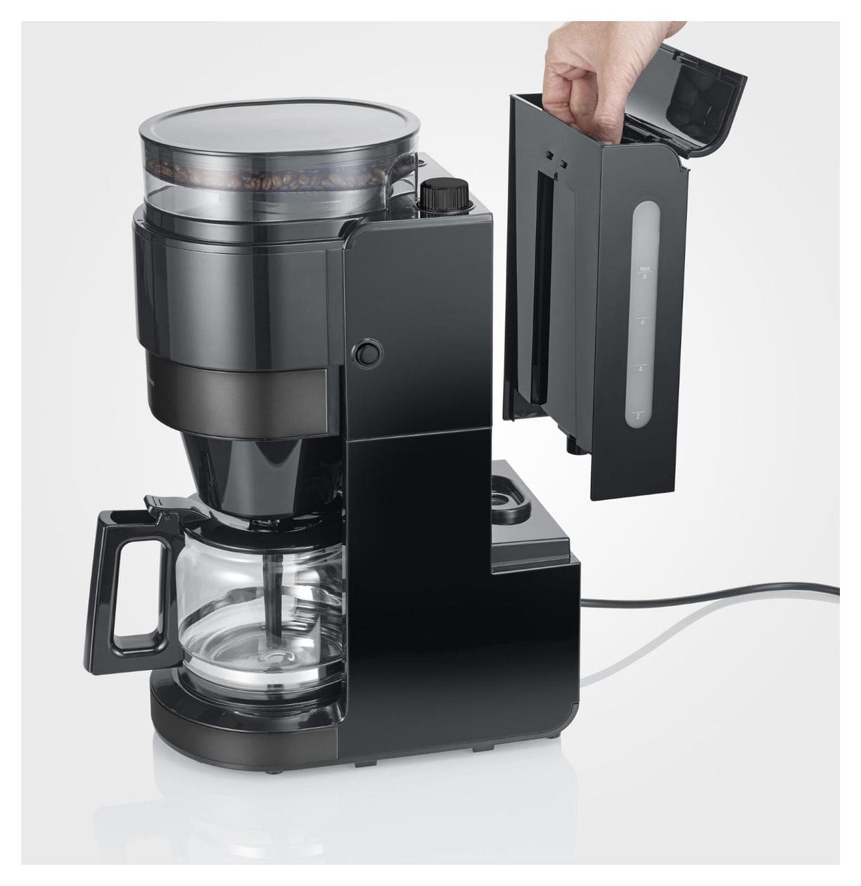 KA4830 10 Tassen Filterkaffeemaschine  (Schwarz) 