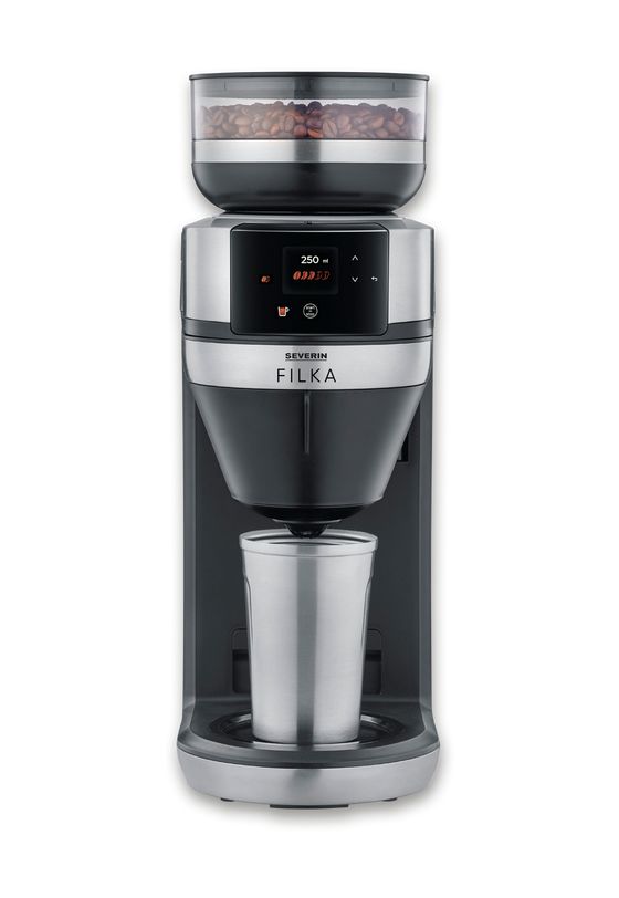 KA4852 1 Tassen Filterkaffeemaschine  (Schwarz, Silber) 