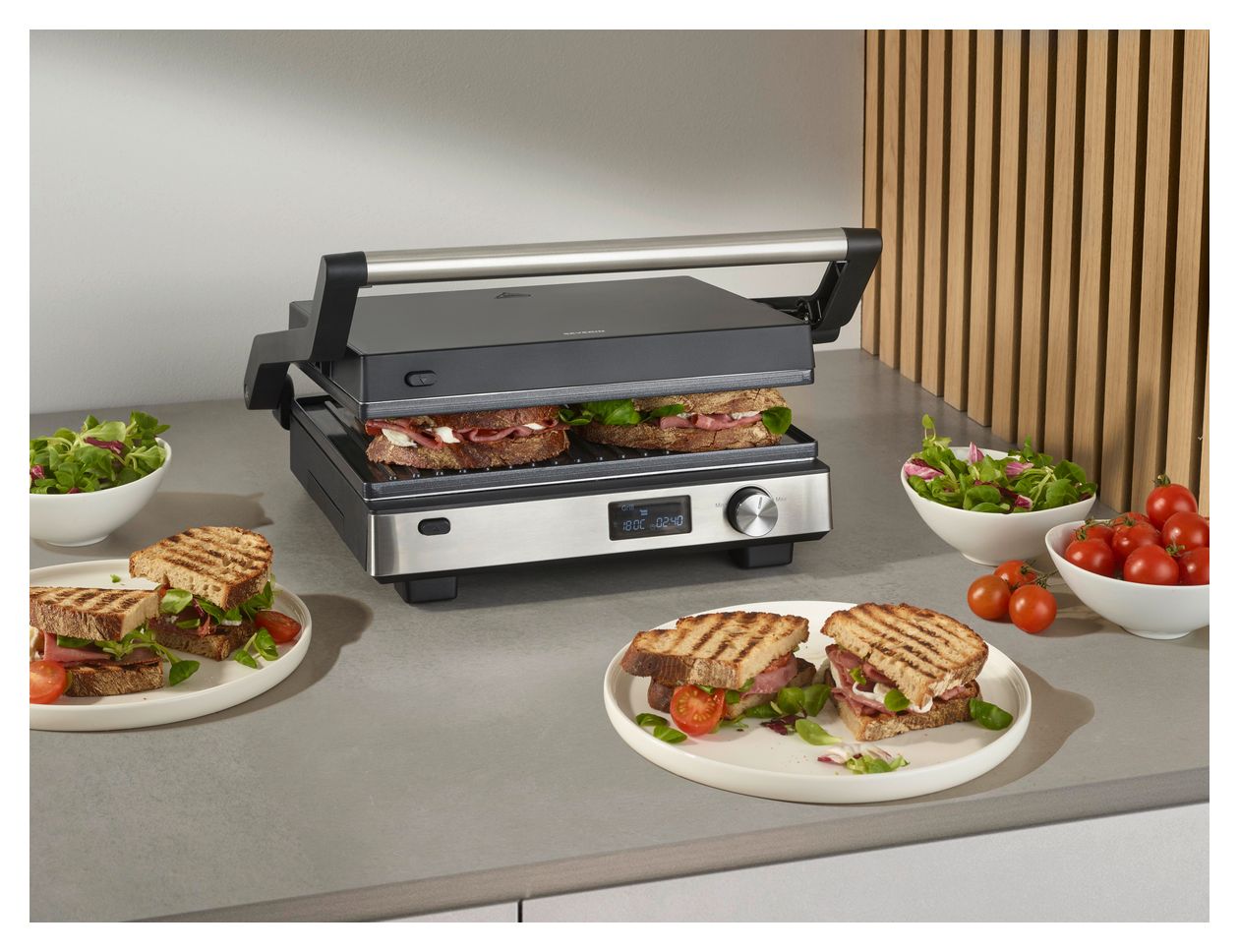 KG2380 Sevini Flex 2000 W mit 290 x 230 mm Fläche  (Schwarz, Silber) 