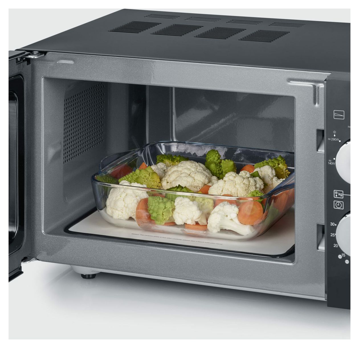 MW7762 Standgeräte Solo 800 W Größe: klein 9 Stufen Grill  (Schwarz, Edelstahl) 