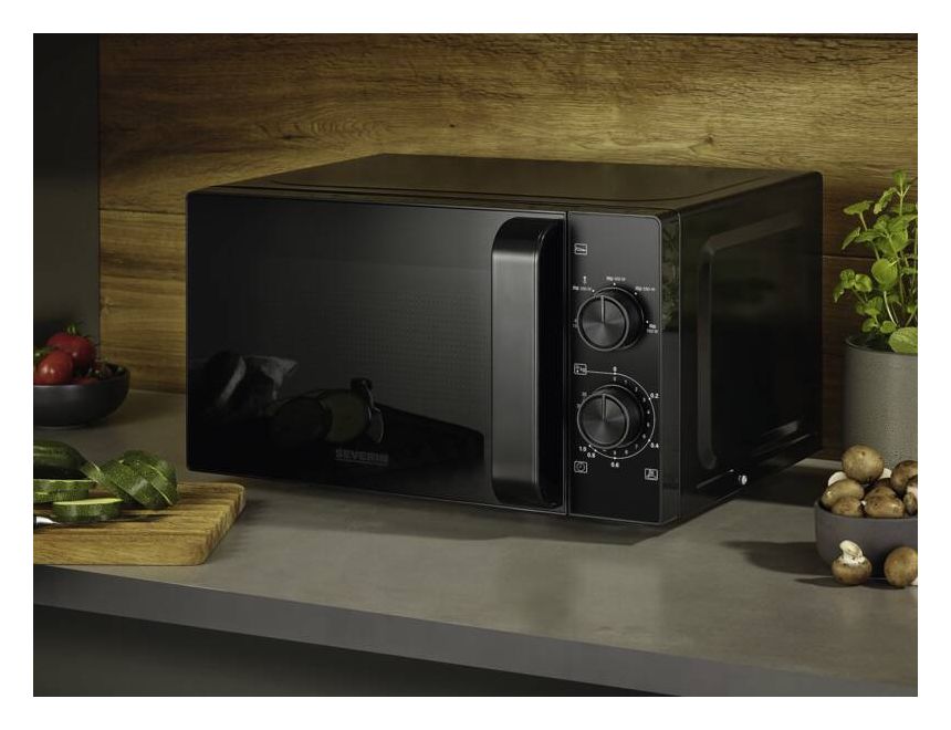 MW7790 Freistehende Mikrowelle 700 W Größe: klein 5 Stufen  (Schwarz) 