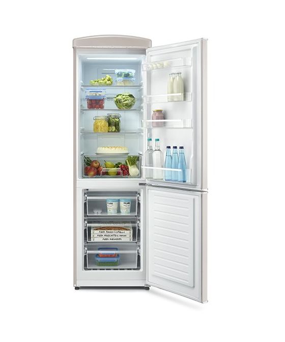 RKG8999 225 l / 90 l Kühl-Gefrierkombi freistehend NoFrost 240 kWh Jahr  (Cremefarben) 