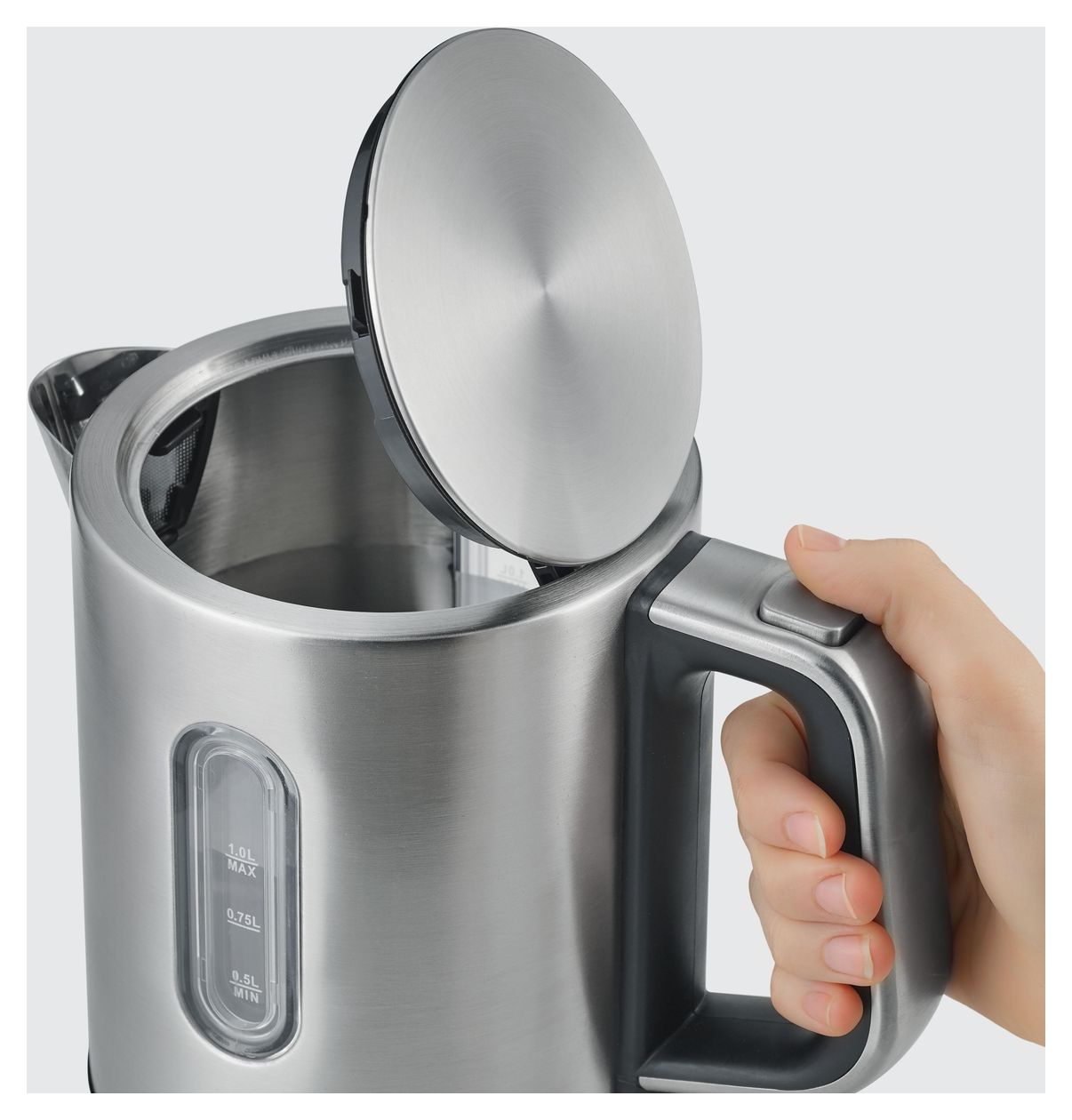 WK3401 1,0 l Wasserkocher 2400 W  (Edelstahl) 