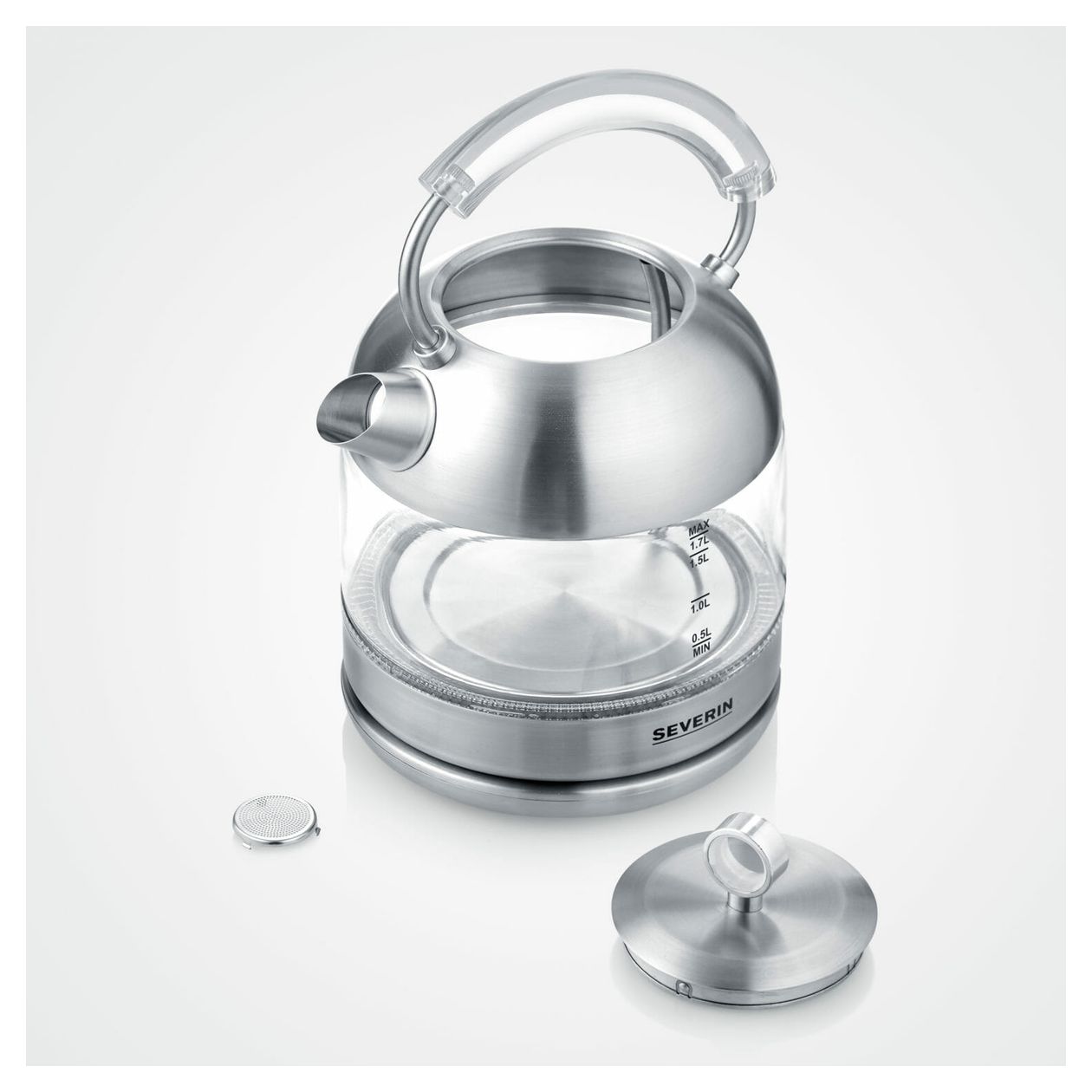 WK3459 1,7 l Wasserkocher 2400 W  (Edelstahl) 