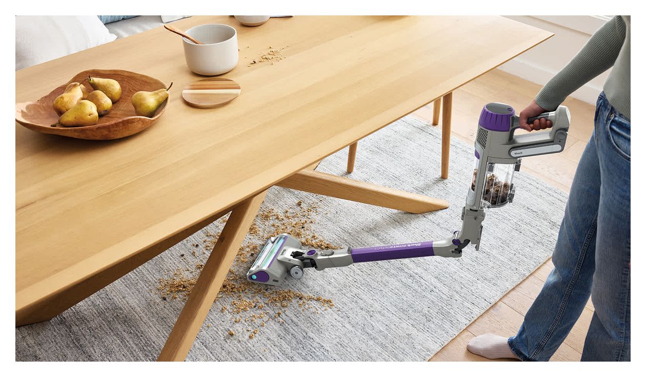 IP1251EUT PowerDetect Handstaubsauger Beutellos bis 70 min Laufzeit  (Grau, Violett) 