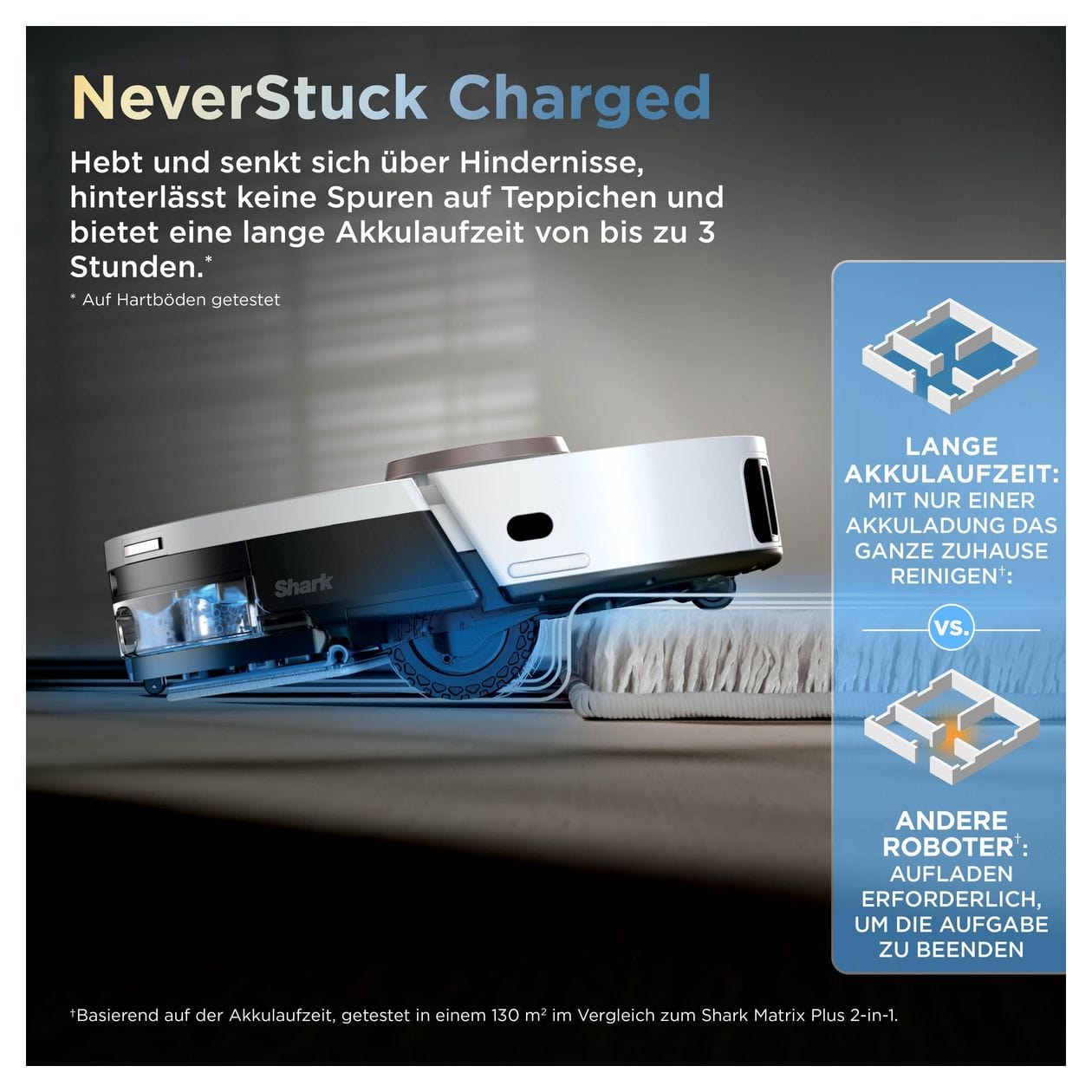 RV2910XEEUWH Saugroboter nass/trocken 180 min Akku  (Weiß) 